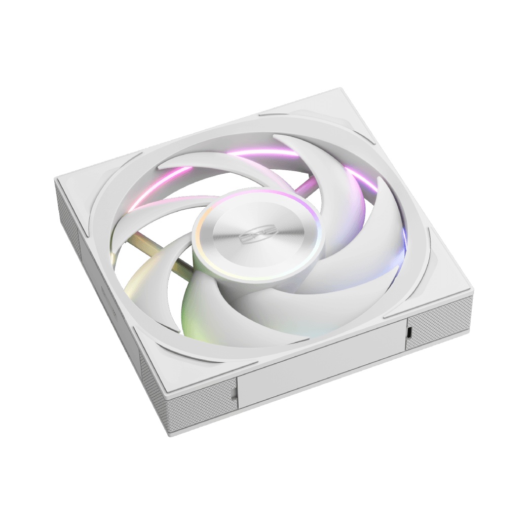 Кулер для корпуса/ Case Cooler PCCooler F7 X120 ARGB WH (120x120x28mm, 4-pin PWM, ARGB, 83CFM, 33.1d