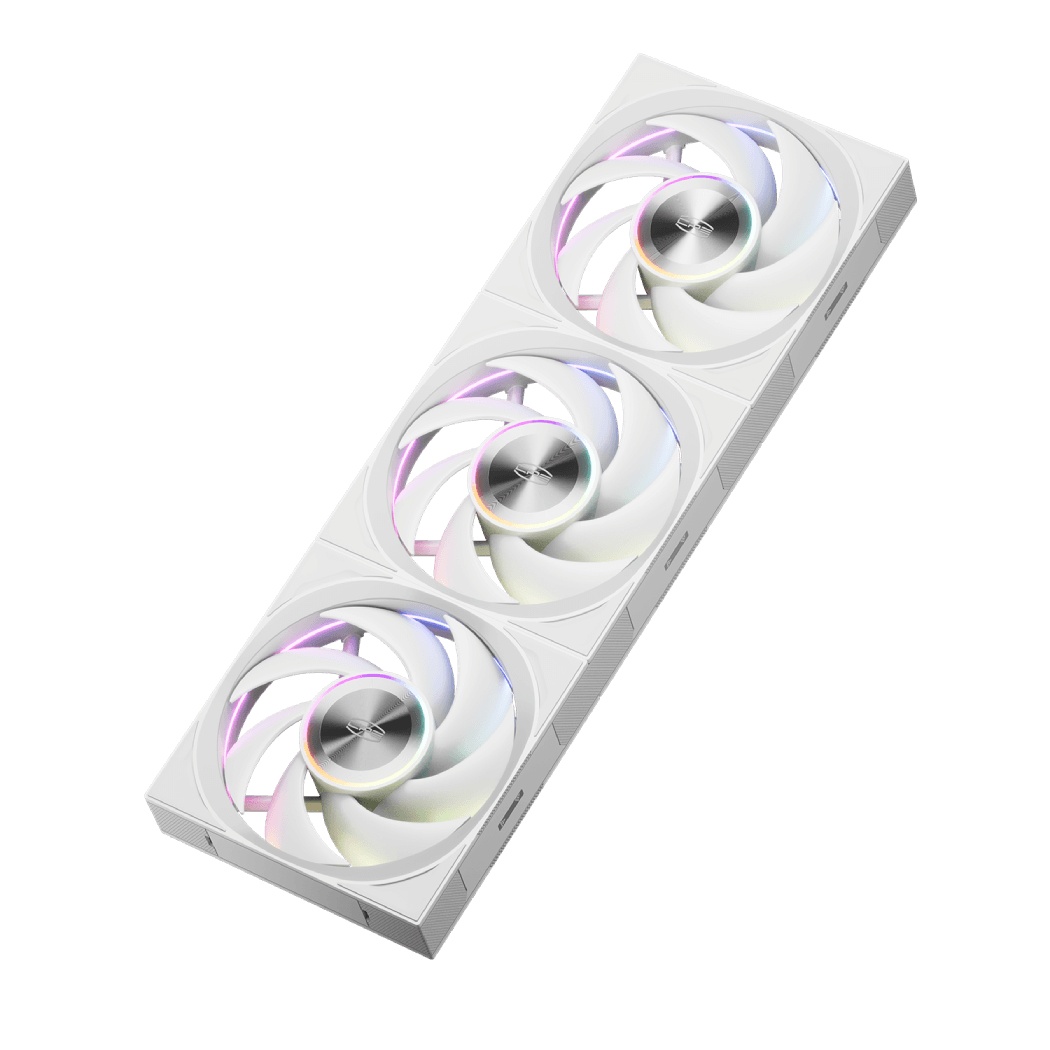 Кулер для корпуса/ Case Cooler PCCooler F7 X120 ARGB WH (120x120x28mm, 4-pin PWM, ARGB, 83CFM, 33.1d