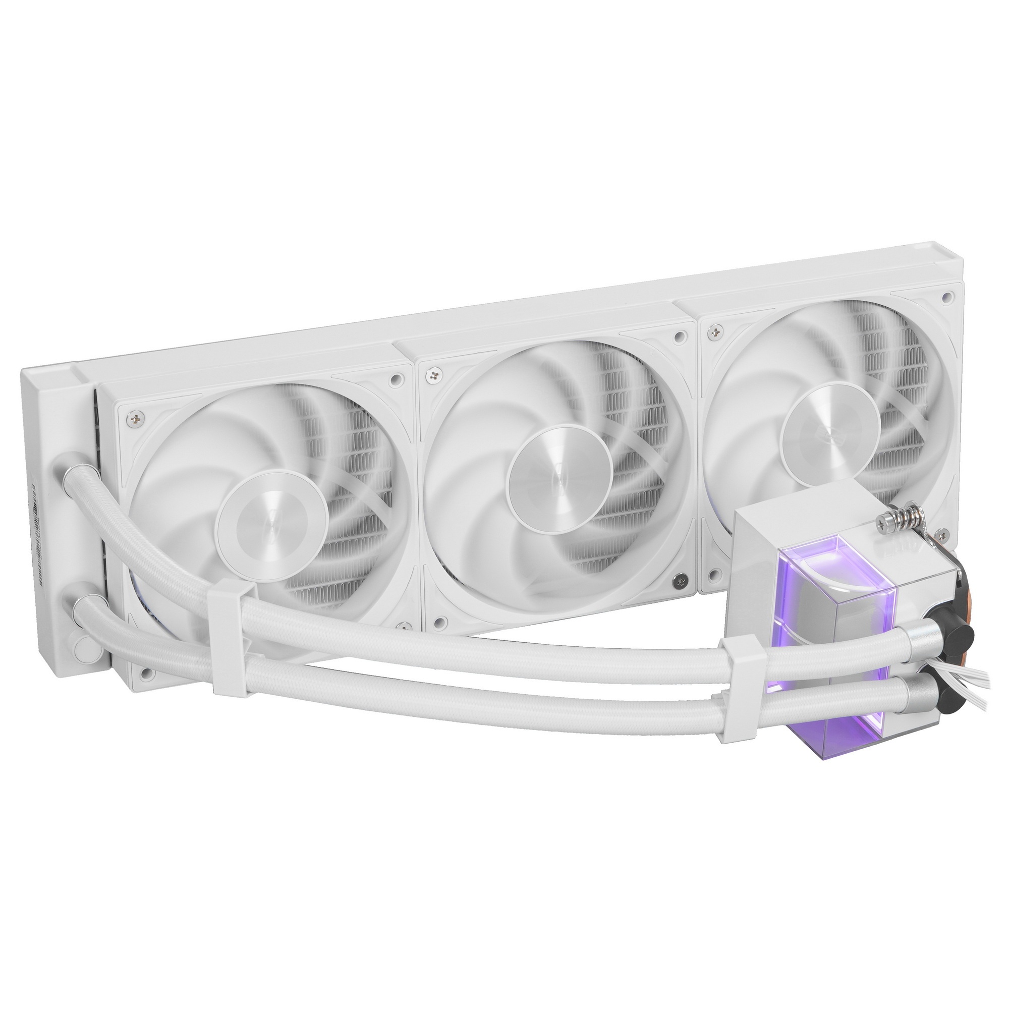Система водяного охлаждения PcCooler DS360 WH Soc-AM5/AM4/1200/1700/1851 белый 4-pin Al LCD 300W Ret