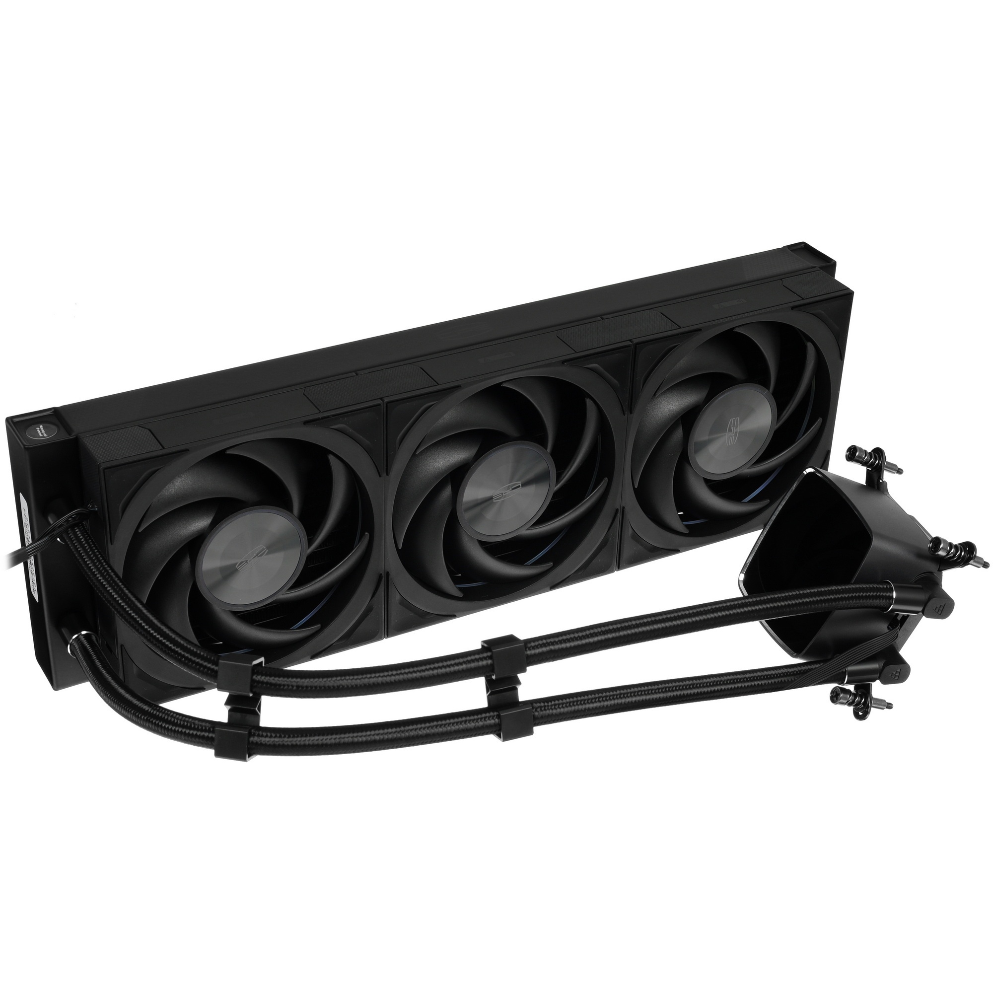 Система охлаждения PCCooler DT360 ARGB Display BK  (300W, 360mm, LED temp., черный, ARGB/ Fans: 3x12
