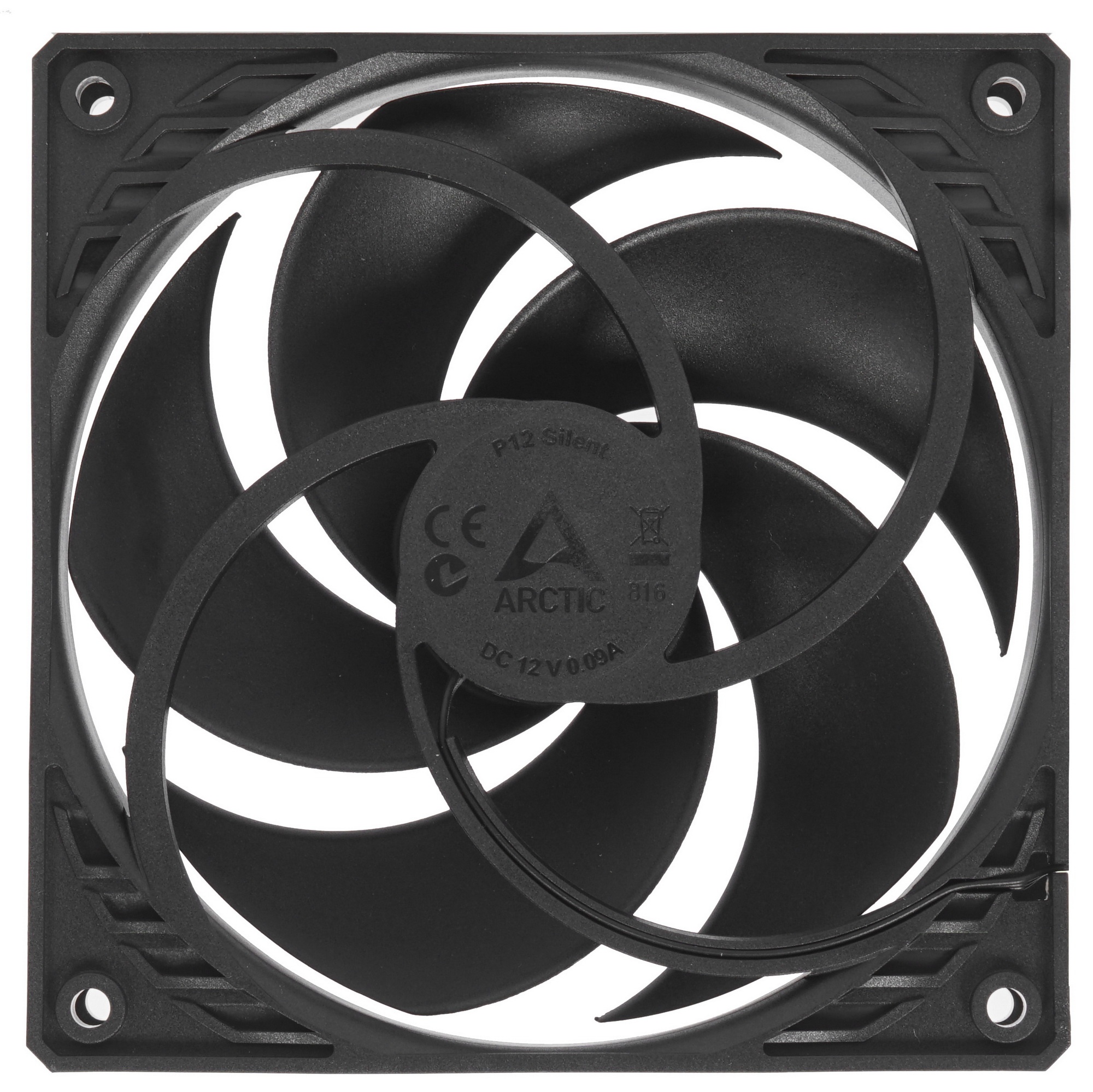 Вентилятор Case fan ARCTIC P12 Silent (black/black)   (ACFAN00130A)
