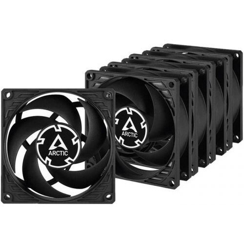 Вентилятор корпусной ARCTIC P8 PWM PST Value Pack (Black/Black) - retail (ACFAN00154A)