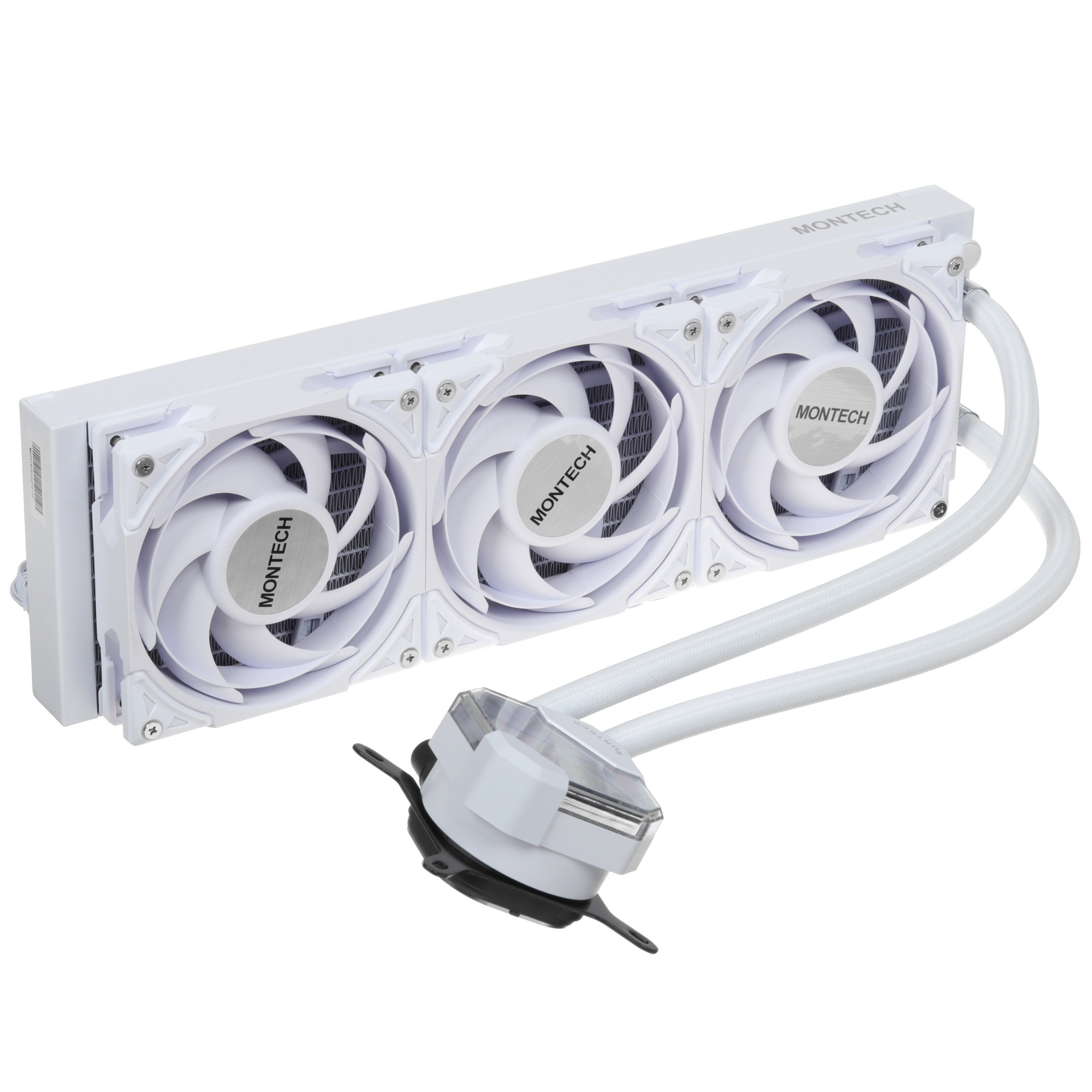 Система водяного охлаждения Montech HyperFlow Silent 360 Soc-AM5/AM4/1200/1700/1851 белый 4-pin 24.8
