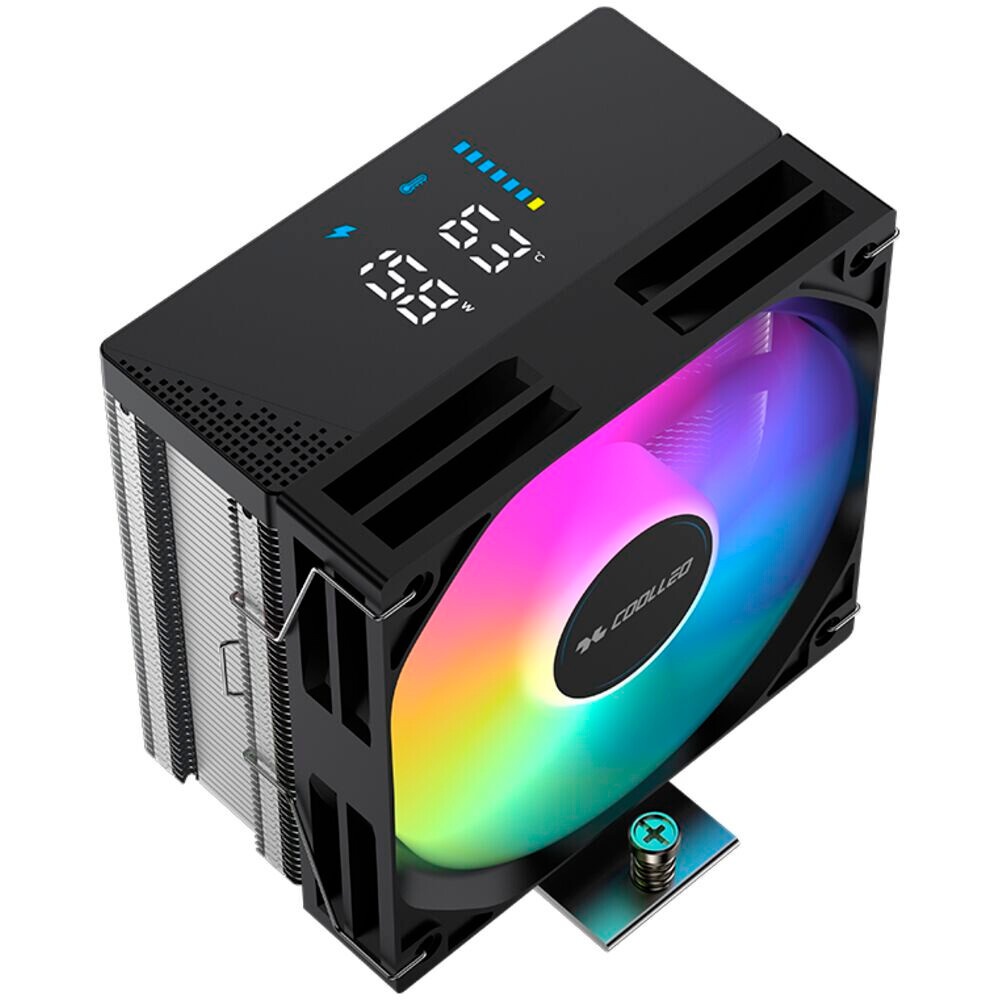 Вентилятор для процессора Coolleo CPU Cooler CL-B40-DIG-ARGB V2 Intel: LGA 115X/1200/1700/1851 AMD: