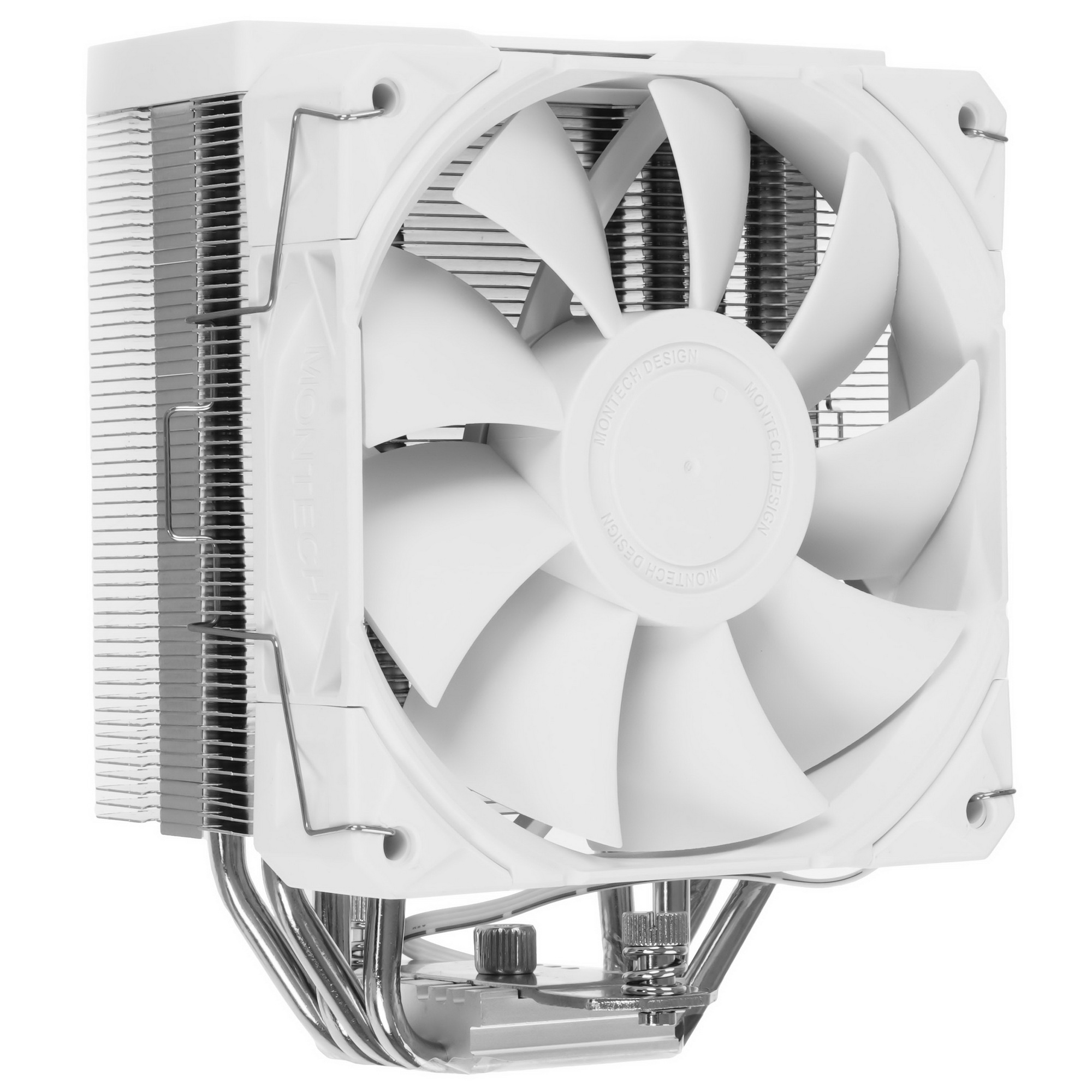 Устройство охлаждения(кулер) Montech NX400 Soc-AM5/AM4/1200/1700/1851 белый 4-pin 34.17dB Al+Cu 220W