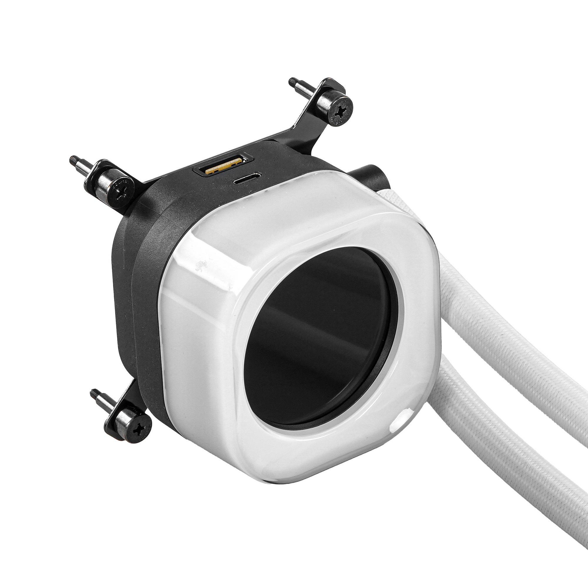 Система жидкостного охлаждения Water Cooling System Corsair iCUE LINK TITAN 240 RX LCD (240mm, White