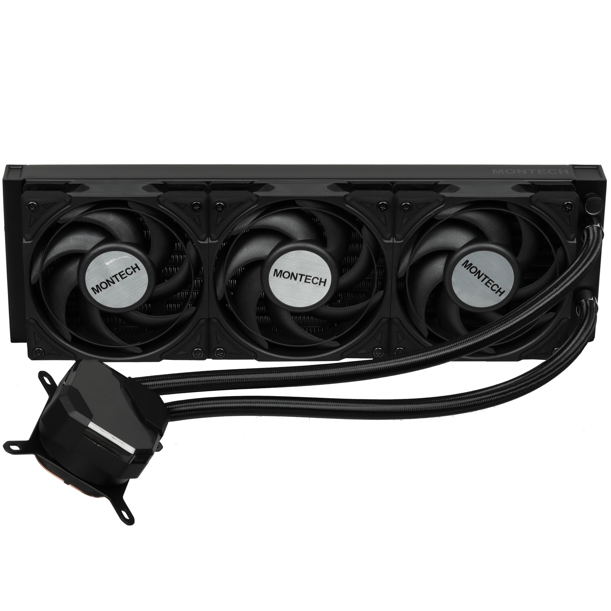 Система водяного охлаждения Montech HyperFlow Silent 360 Soc-AM5/AM4/1200/1700/1851 черный 4-pin 24.