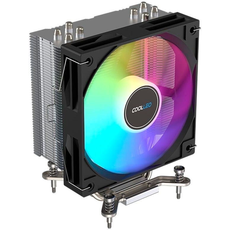 Вентилятор для процессора Coolleo CPU Cooler Etian CL-A40-ARGB Intel: LGA 115X/1200/1700/1851 AMD: A
