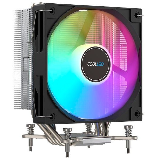Вентилятор для процессора Coolleo CPU Cooler Etian CL-A40-ARGB Intel: LGA 115X/1200/1700/1851 AMD: A