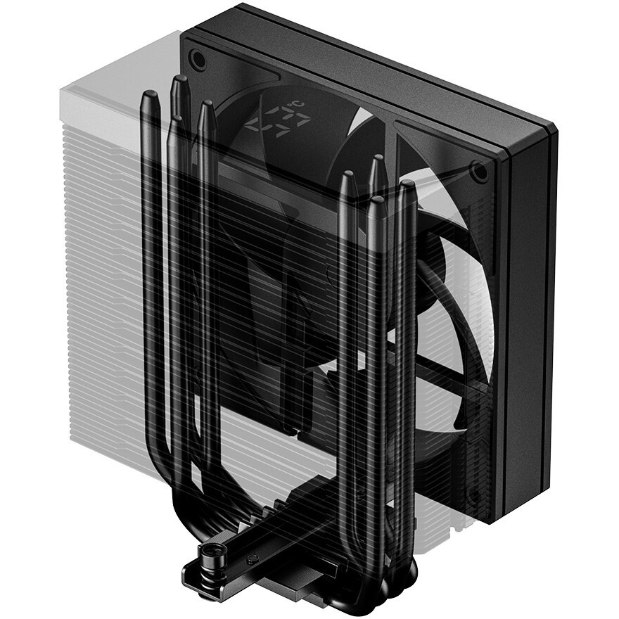 Вентилятор для процессора Coolleo CPU Cooler Etian CL-A40 Intel: LGA 115X/1200/1700/1851 AMD: AM4/AM