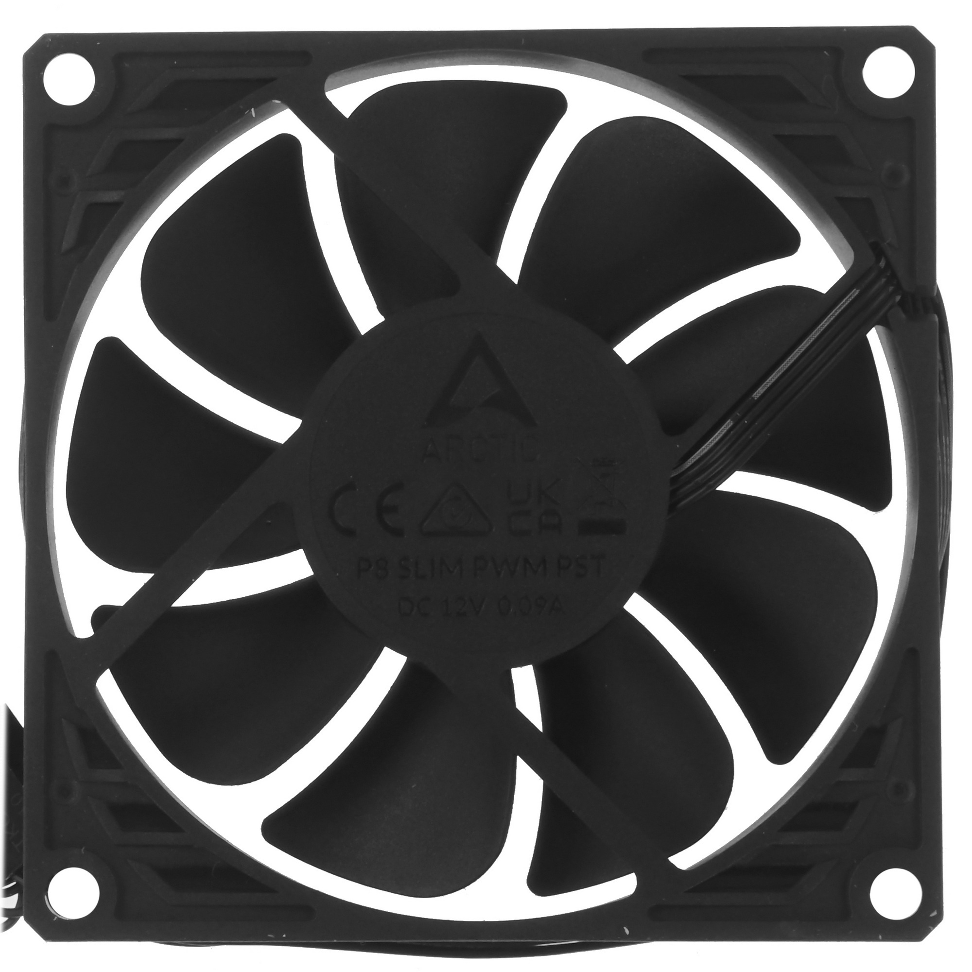 Вентилятор корпусной ARCTIC P8 SLIM PWM PST Black (ACFAN00295A) черный 80мм 3000rpm 4-pin