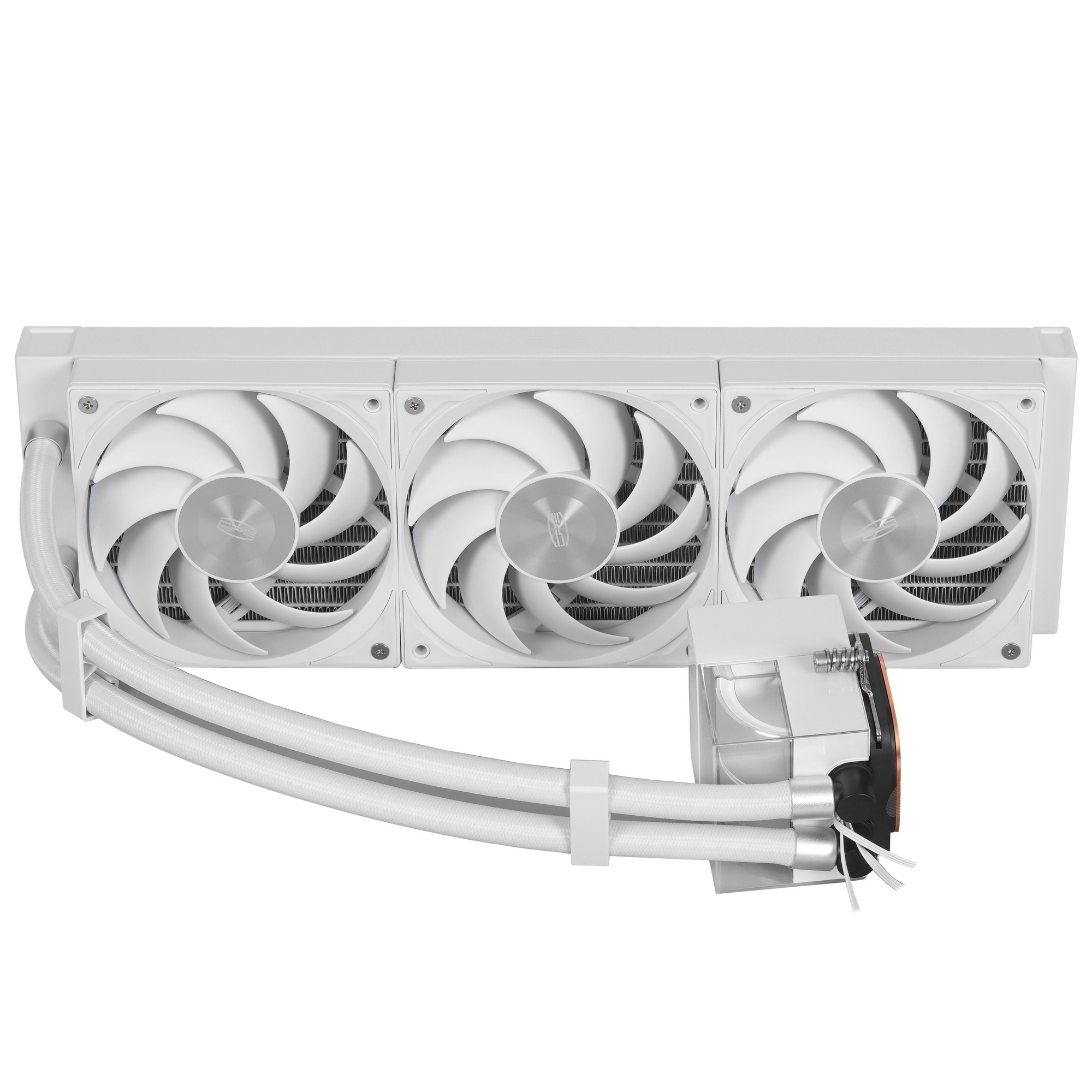 Система охлаждения/ PCCooler DS360 WH (310W, 360mm, LED temp., White, ARGB Pump/ Fans: 3x120mm, 86.7