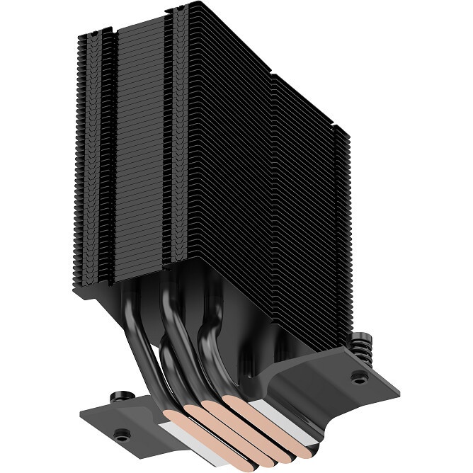 Кулер для процессора SAMA X40 (200W, 4-pin PWM, 133.5mm, 4x6mm, 1x100mm, 50.1CFM, 35.2dBA, 2600RPM,