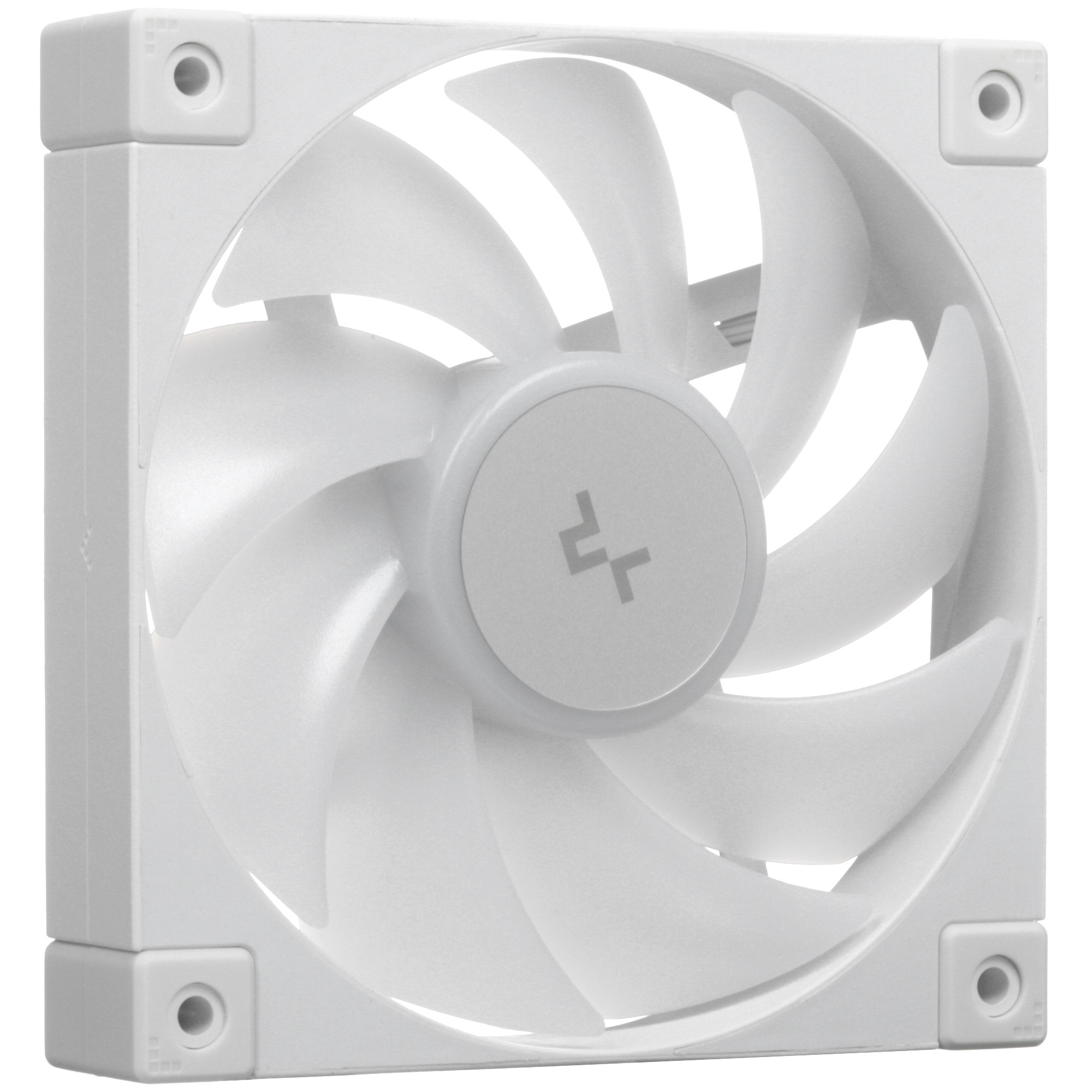 Вентилятор для корпуса DEEPCOOL FD12 белый, 120 мм, 2050 об/мин, 27.6 дБ, 4 pin