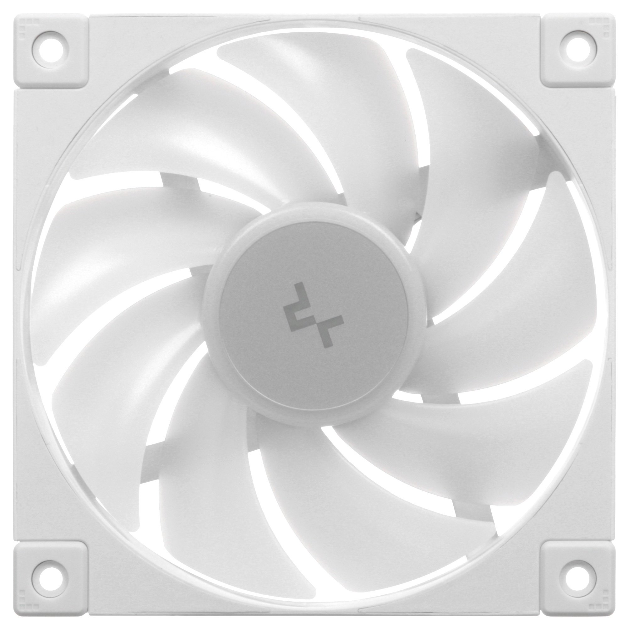 Вентилятор для корпуса DEEPCOOL FD12 белый, 120 мм, 2050 об/мин, 27.6 дБ, 4 pin