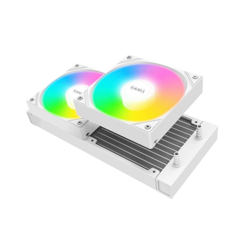Водяное охлаждение для процессора SAMA L40 White (240mm, White, ARGB/ Fans: 2x120mm, 82.79CFM, 29dBA