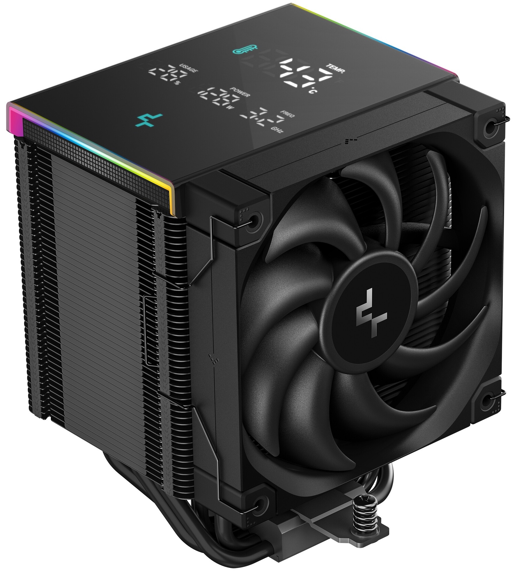 Устройство охлаждения(кулер) Deepcool AK500 Digital Pro ARGB Soc-AM5/AM4/1200/1700/1851 черный 4-pin