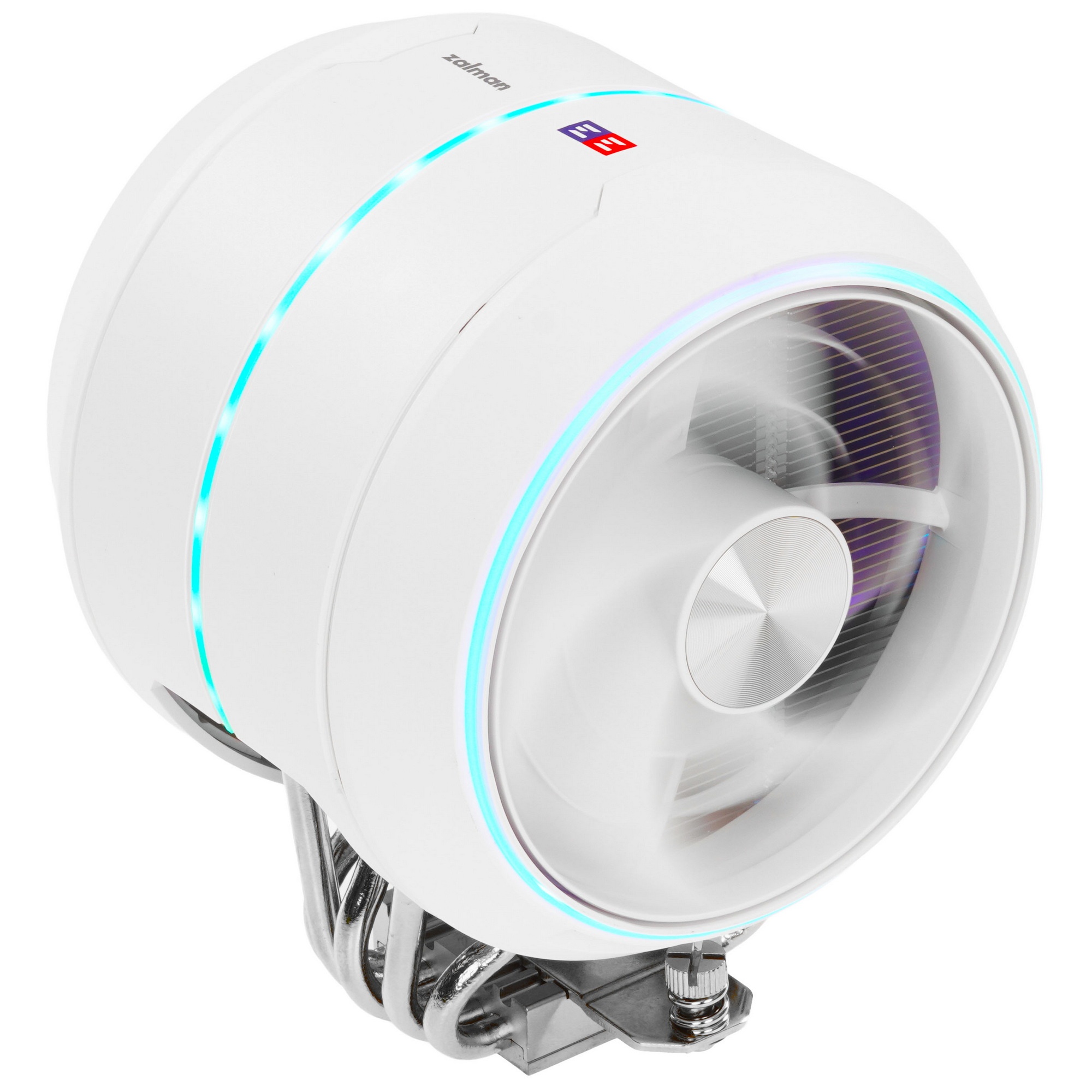 Кулер для процессора ZALMAN ZET5 WHITE, 5 HEAT PIPES, 4-PIN PWM, 600-2000 RPM, 30.4 DBA MAX, HYDRO B