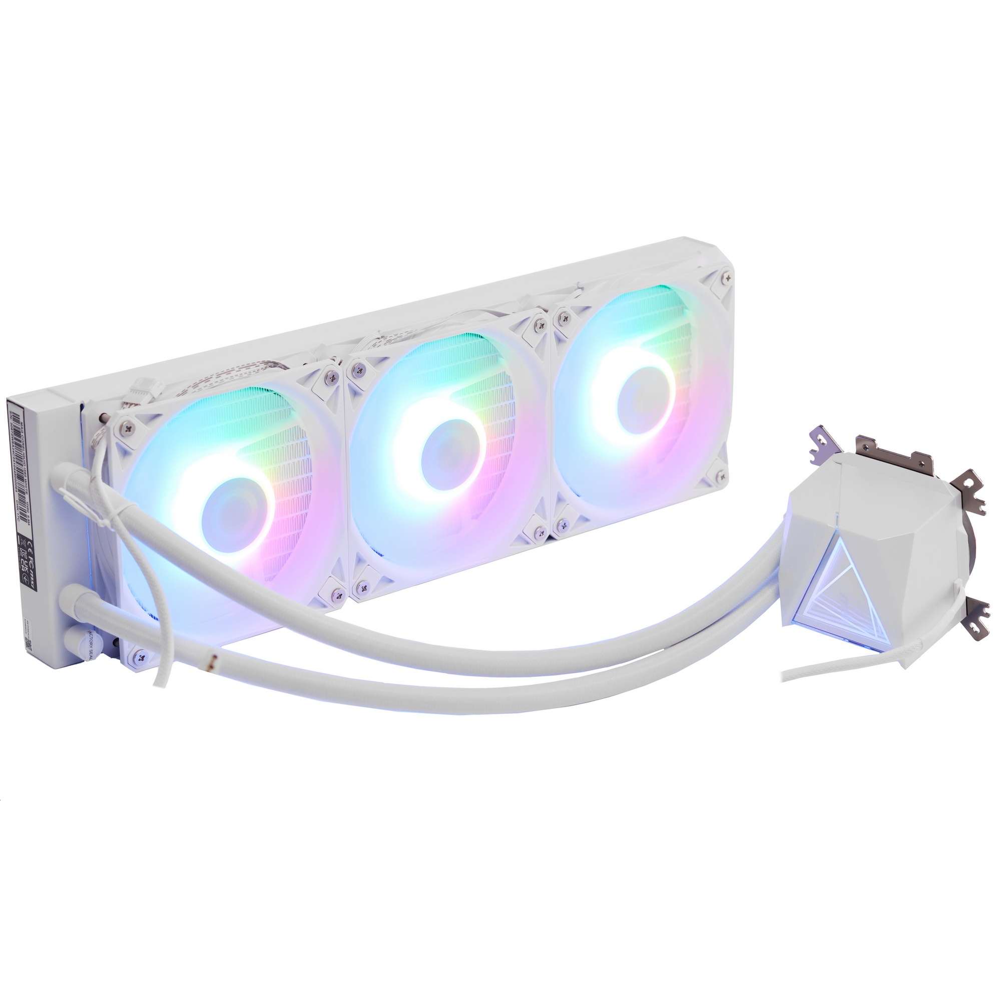 Жидкостная система охлаждения MSI MAG CORELIQUID I360 WHITE 3x ARGB Gen2 Fan, ARGB Gen2 Block, Color
