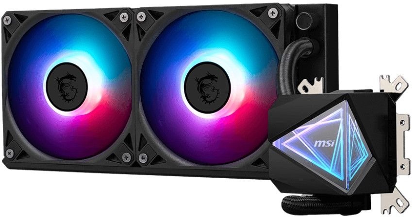 Жидкостная система охлаждения MSI MAG CORELIQUID I240 2x ARGB Gen2 Fan, ARGB Gen2 Block, Color Box