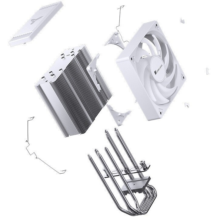 Устройство охлаждения(кулер) Accord ACC-5P12PRO ARGB Soc-AM5/AM4/1200/1700/1851 серебристый/черный 4