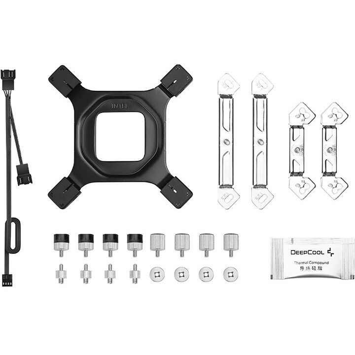 Кулер Deepcool AG620 R-AG620-BKNNMN-G-1 серебристый/черный 120мм алюминий+медь 1850rpm 29.4db 260W 1