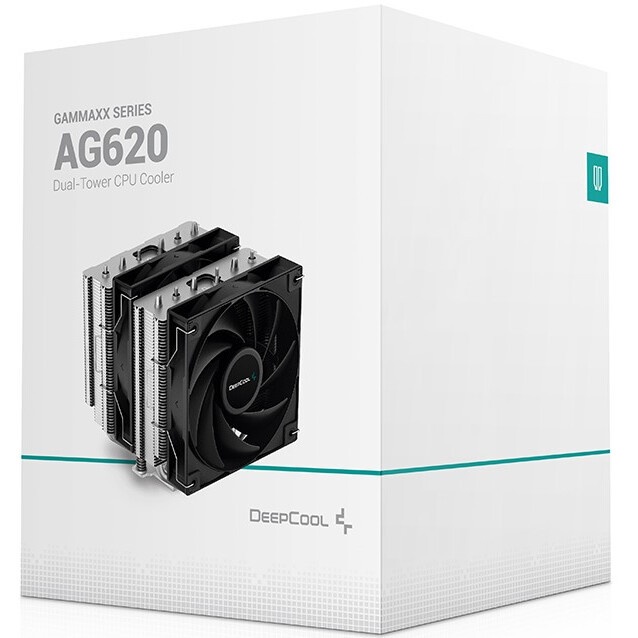 Кулер Deepcool AG620 R-AG620-BKNNMN-G-1 серебристый/черный 120мм алюминий+медь 1850rpm 29.4db 260W 1