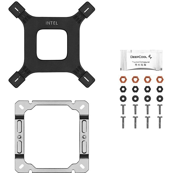 Кулер Deepcool AG620 R-AG620-BKNNMN-G-1 серебристый/черный 120мм алюминий+медь 1850rpm 29.4db 260W 1