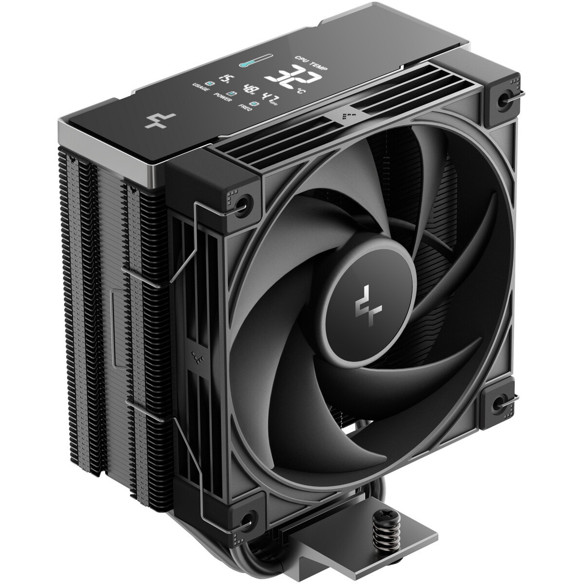 Кулер Deepcool AG620 R-AG620-BKNNMN-G-1 серебристый/черный 120мм алюминий+медь 1850rpm 29.4db 260W 1