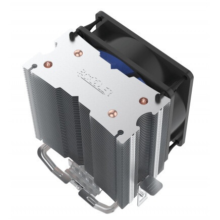 Кулер для процессора PcCooler S93 V2 Soc-AM5/AM4/1200/1700/1851 черный 3-pin 26.4dB Al+Cu 100W Ret (