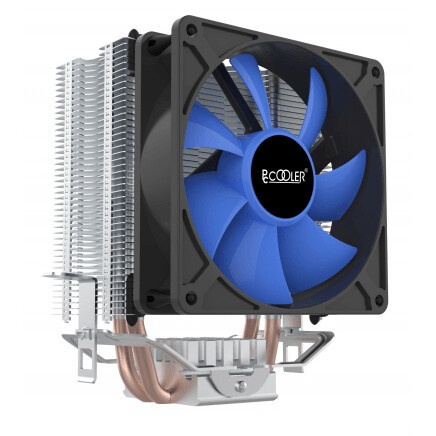 Кулер для процессора PcCooler S93 V2 Soc-AM5/AM4/1200/1700/1851 черный 3-pin 26.4dB Al+Cu 100W Ret (