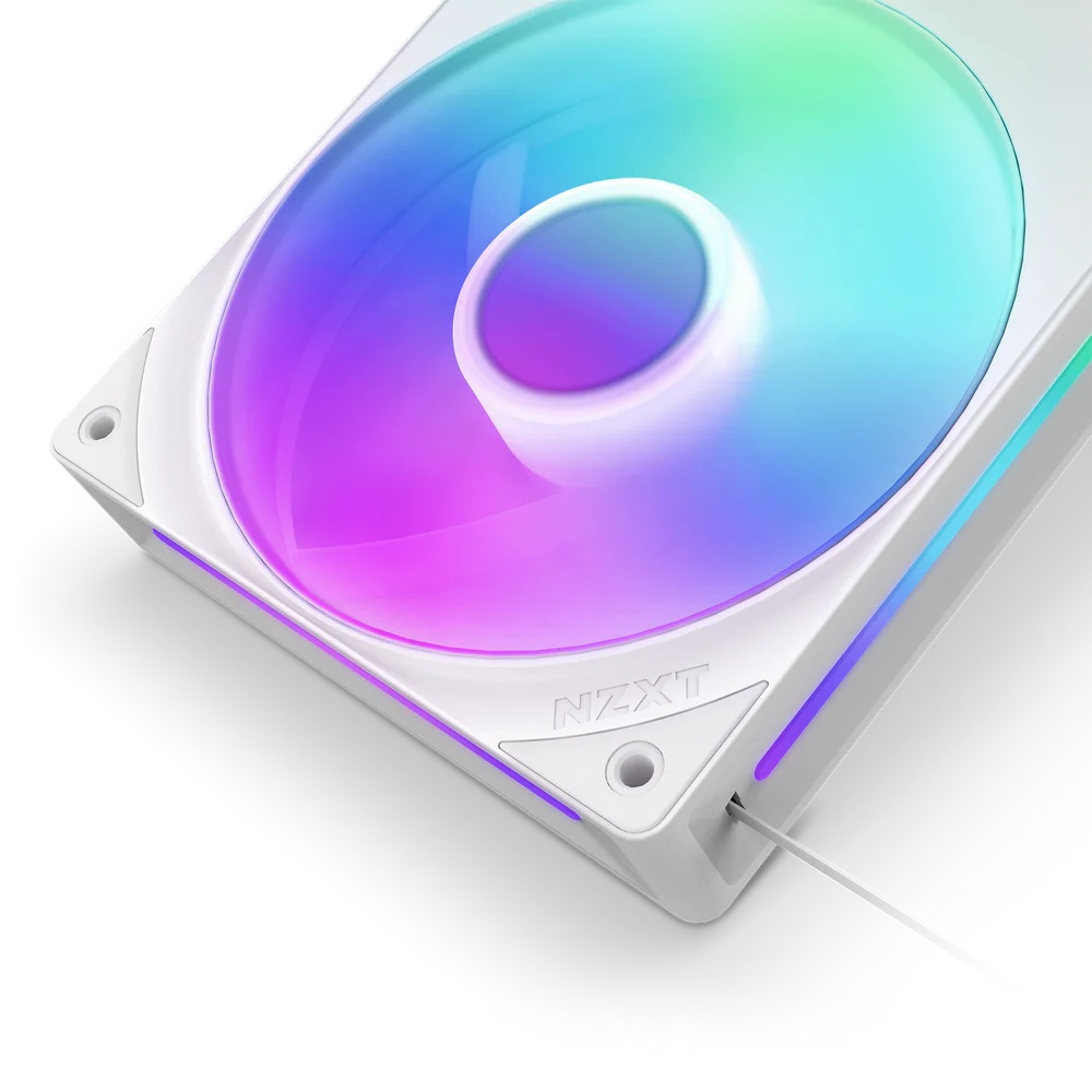 Кулер для корпуса ПК/ Case Cooler NZXT F360 RGB Core (120x120x25mm, 4-pin PWM, RGB, 75.12CFM, 30dBA,
