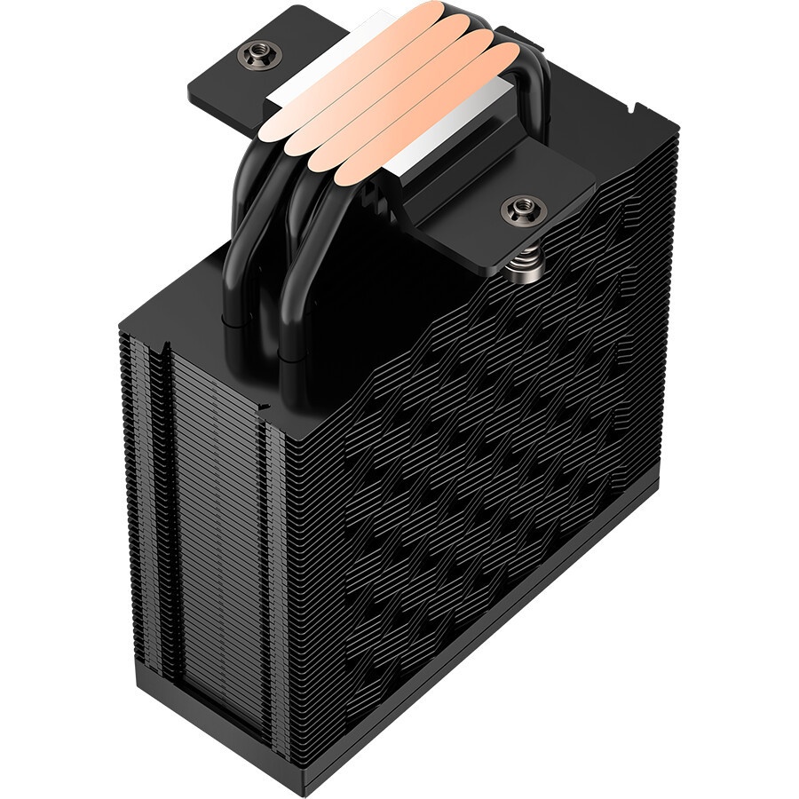 Кулер для процессора PCCooler RT500 BK (240W, 4-pin PWM, LED temp., 152mm, Al/Cu, 5x6mm, 1x120mm, 73