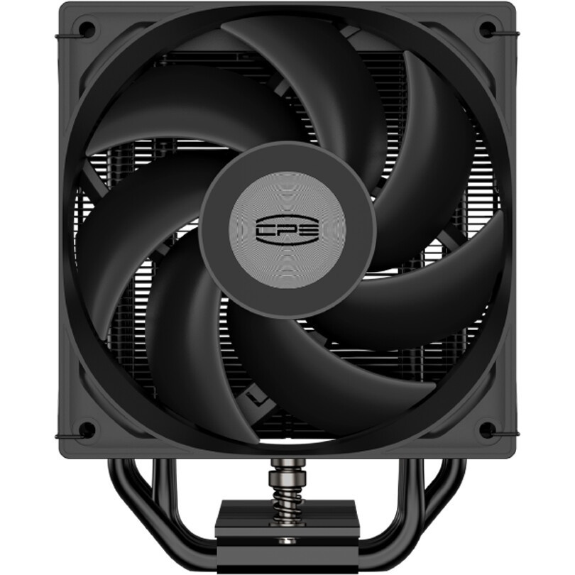 Кулер для процессора PCCooler RT500 BK (240W, 4-pin PWM, LED temp., 152mm, Al/Cu, 5x6mm, 1x120mm, 73