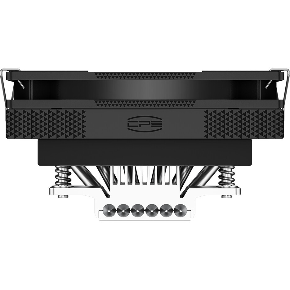 Кулер для процессора PCCooler RT500 BK (240W, 4-pin PWM, LED temp., 152mm, Al/Cu, 5x6mm, 1x120mm, 73