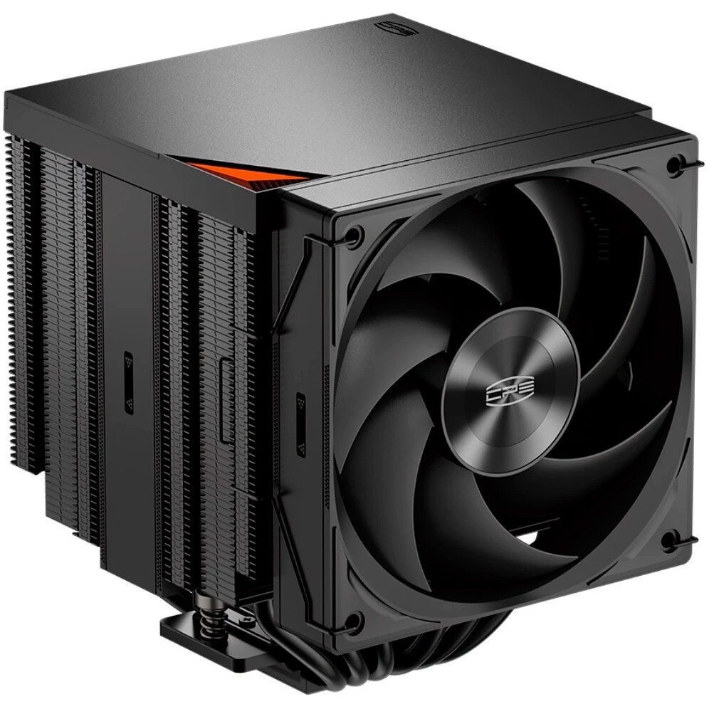 Кулер для процессора PCCooler RT500 BK (240W, 4-pin PWM, LED temp., 152mm, Al/Cu, 5x6mm, 1x120mm, 73
