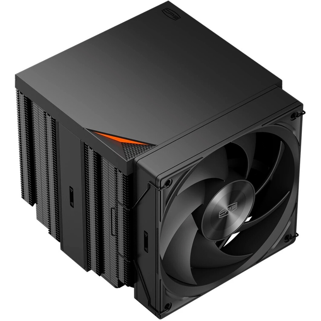 Кулер для процессора PCCooler RT500 BK (240W, 4-pin PWM, LED temp., 152mm, Al/Cu, 5x6mm, 1x120mm, 73