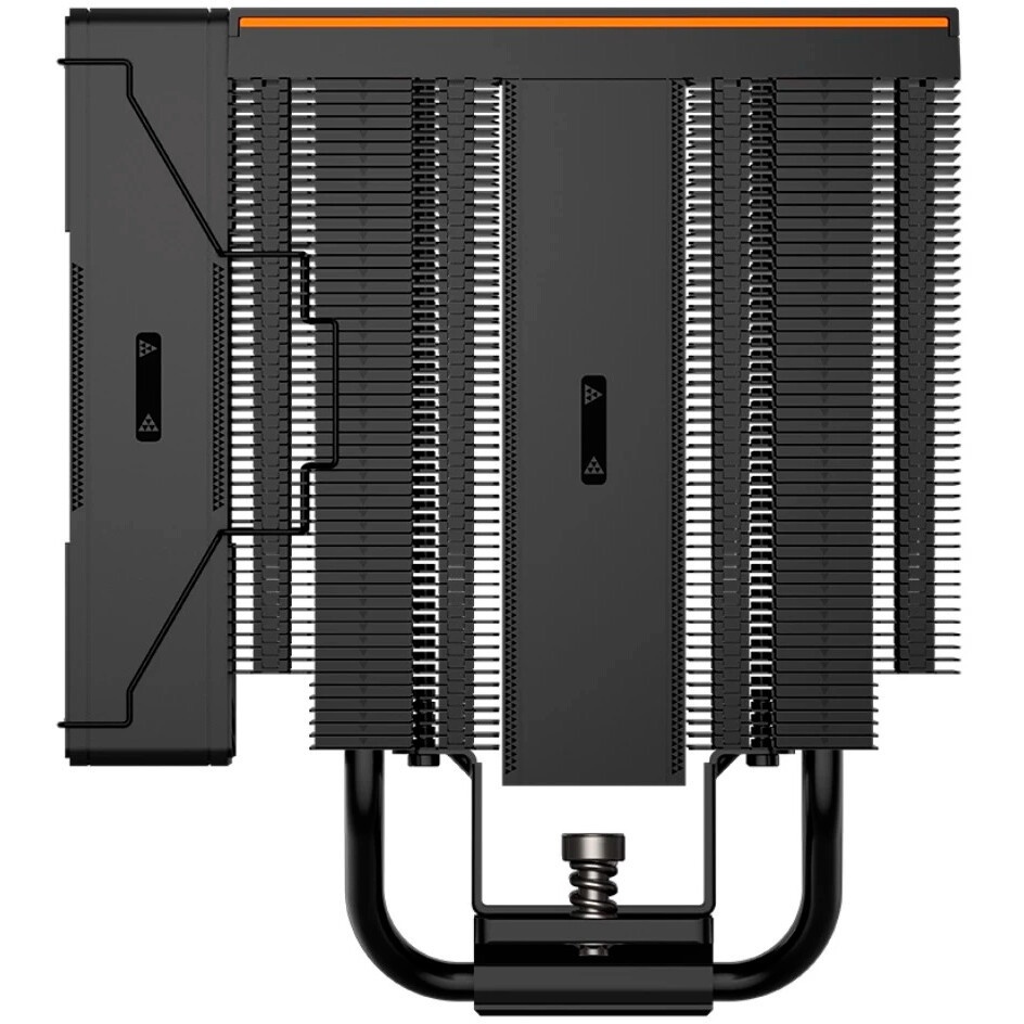 Кулер для процессора PCCooler RT500 BK (240W, 4-pin PWM, LED temp., 152mm, Al/Cu, 5x6mm, 1x120mm, 73