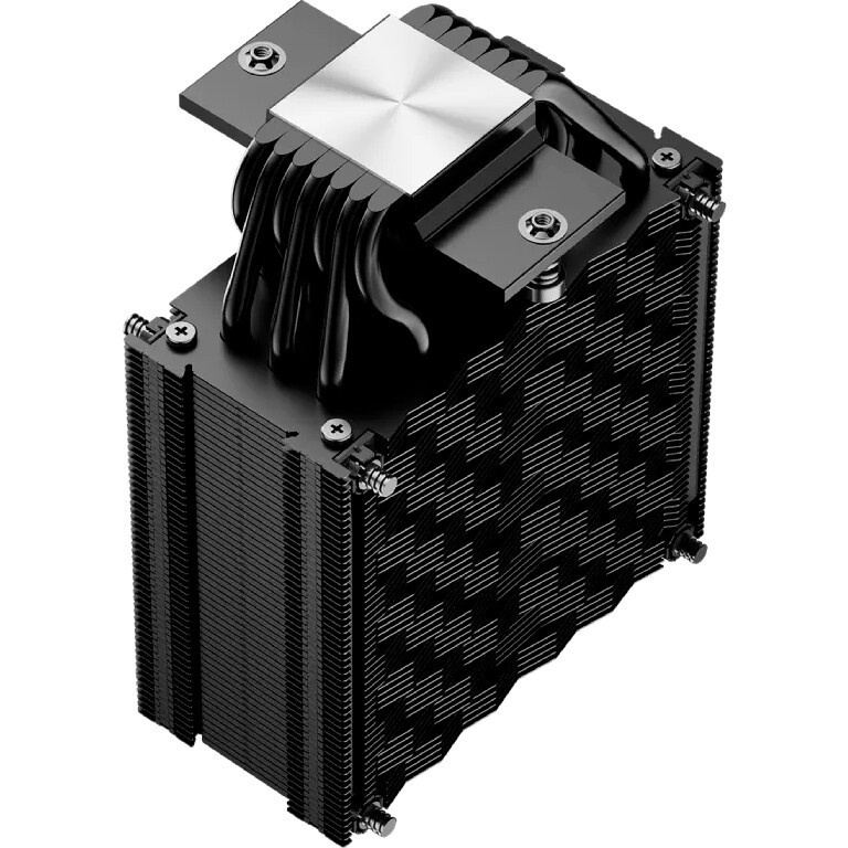Кулер для процессора PCCooler RT500 BK (240W, 4-pin PWM, LED temp., 152mm, Al/Cu, 5x6mm, 1x120mm, 73