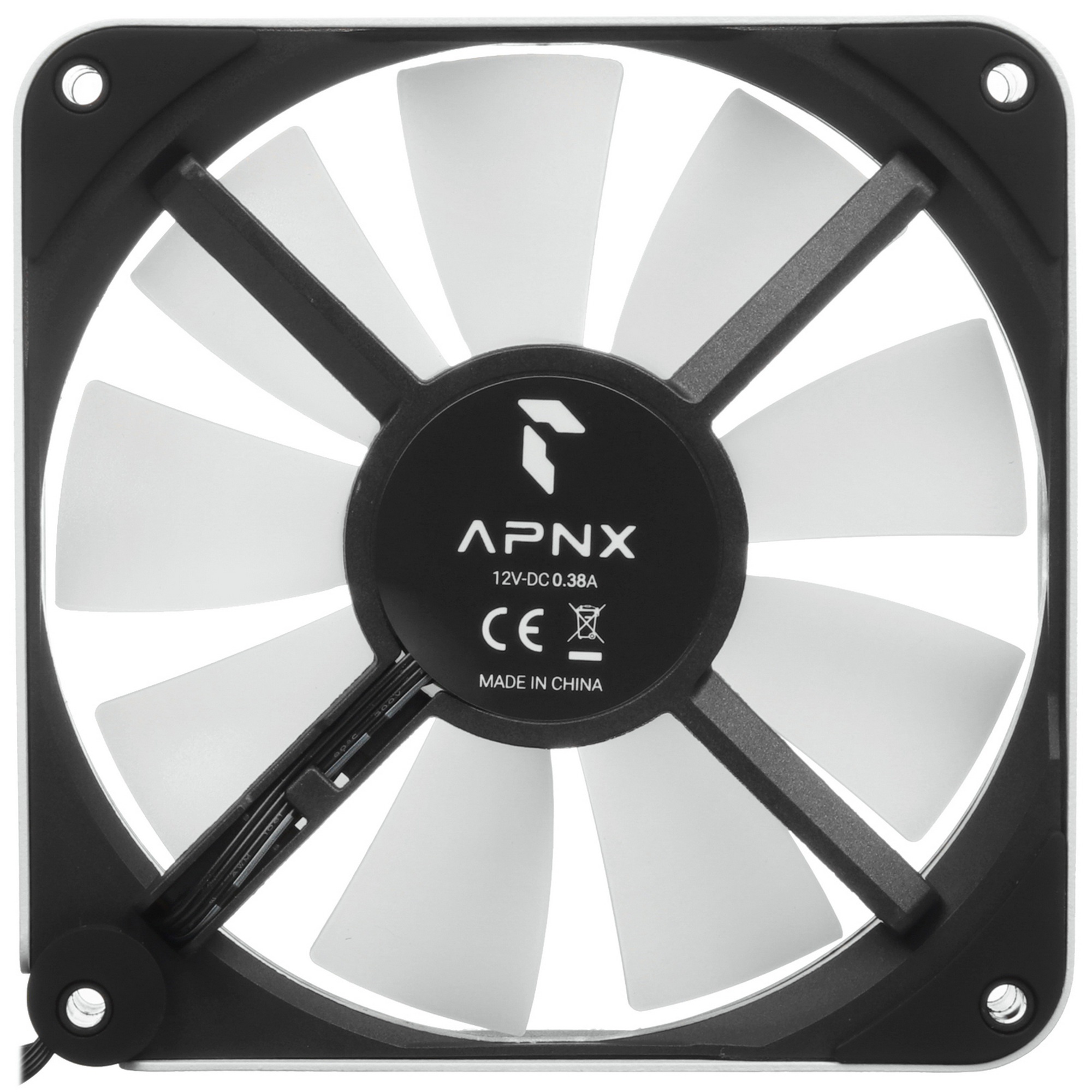 Вентилятор Aerocool / Formula APNX FP2-120 PWM ARGB White 120x120mm 4-pin 15-33dB 200gr LED Ret
