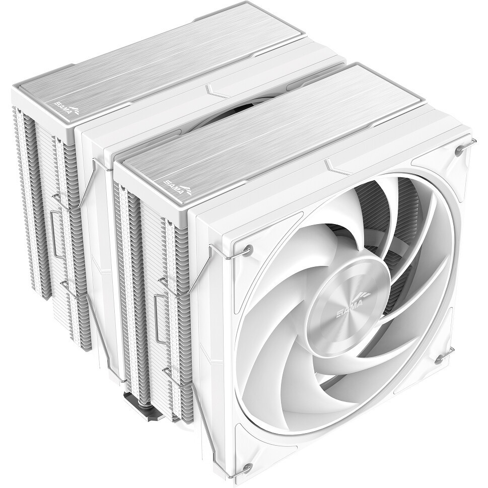 Кулер для процессора SAMA A40 (240W, 4-pin PWM, 152mm, 4x6mm, 1x120mm, 78CFM, 29dBA, 2200RPM, S: 185