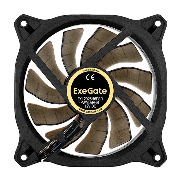 Вентилятор Aerocool / Formula Astro 12 F ARGB черный 120мм 1000rpm 4-pin 17.5db