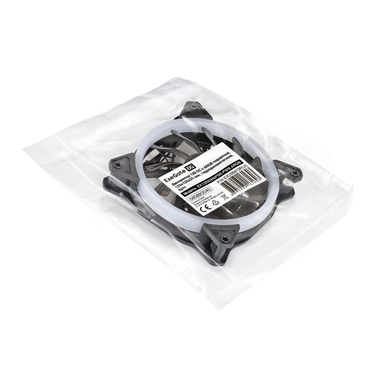 Вентилятор Aerocool / Formula Astro 12 F ARGB черный 120мм 1000rpm 4-pin 17.5db