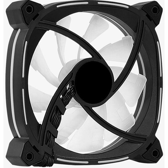 Вентилятор Aerocool / Formula Astro 12 F ARGB черный 120мм 1000rpm 4-pin 17.5db