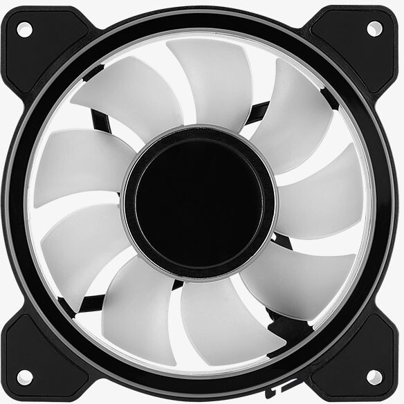 Вентилятор Aerocool / Formula Astro 12 F ARGB черный 120мм 1000rpm 4-pin 17.5db