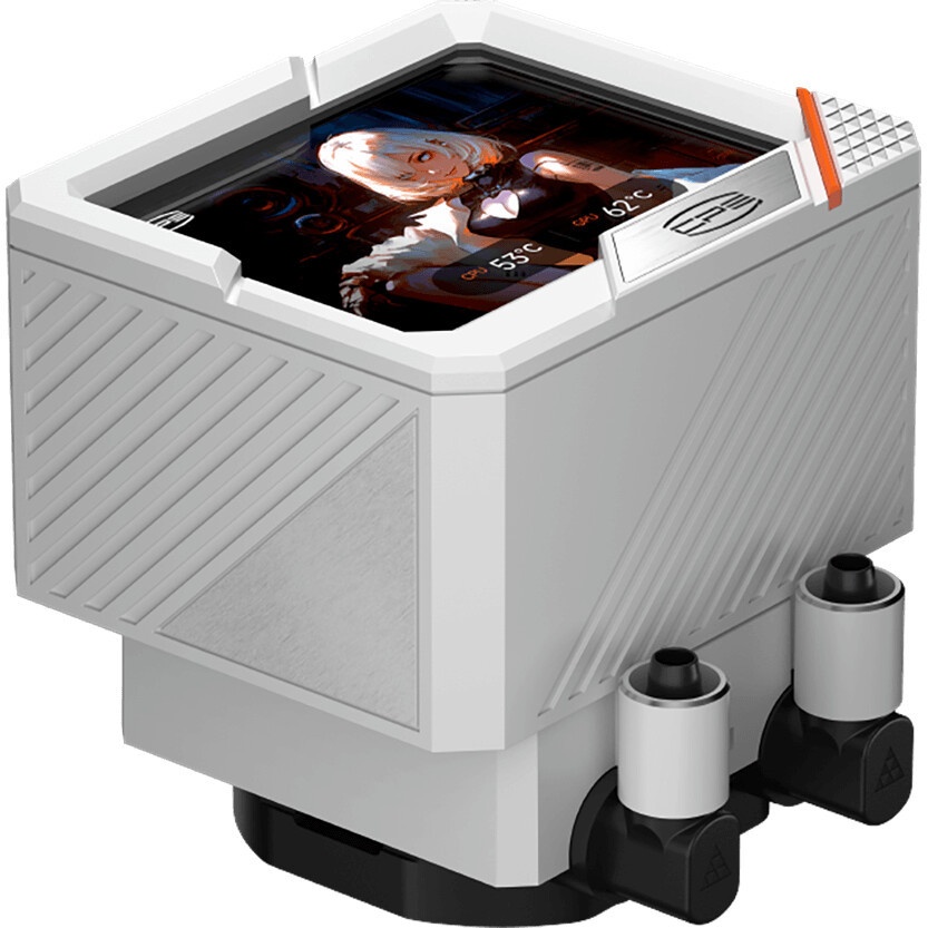 Система охлаждения PCCooler GT360 ARGB Display WH  (310W, 360mm, LED temp., White, ARGB/ Fans: 3x120