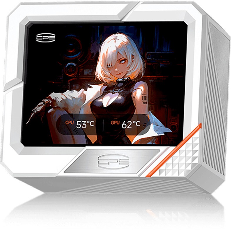 Система охлаждения PCCooler GT360 ARGB Display WH  (310W, 360mm, LED temp., White, ARGB/ Fans: 3x120