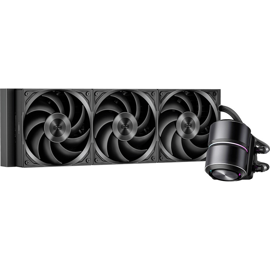 Система охлаждения PCCooler GT360 ARGB Display WH  (310W, 360mm, LED temp., White, ARGB/ Fans: 3x120