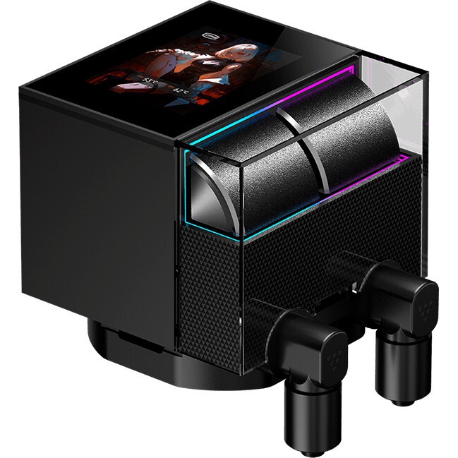 Система охлаждения PCCooler GT360 ARGB Display WH  (310W, 360mm, LED temp., White, ARGB/ Fans: 3x120