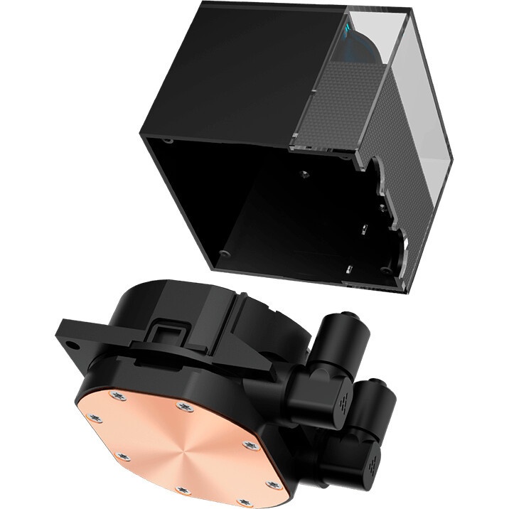 Система охлаждения PCCooler GT360 ARGB Display WH  (310W, 360mm, LED temp., White, ARGB/ Fans: 3x120
